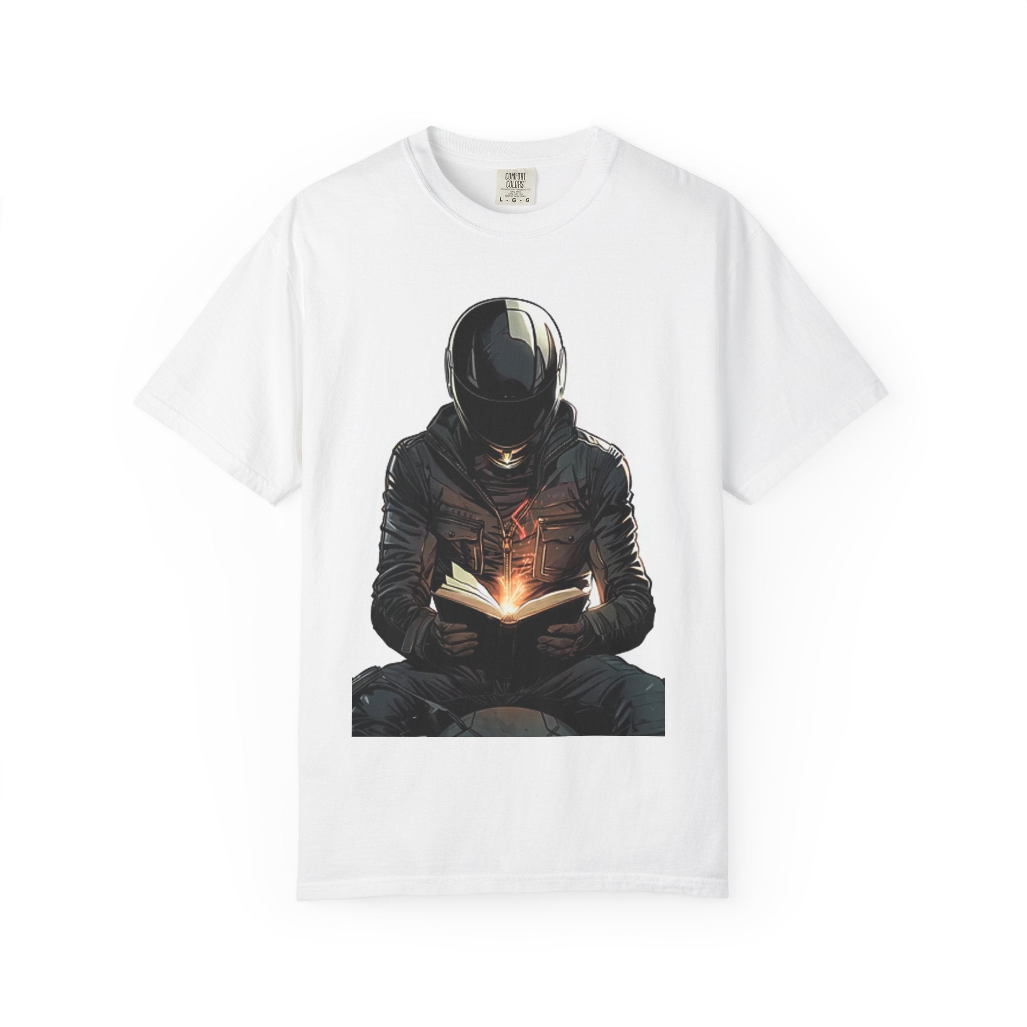 Astronaut Reading T-Shirt — Cosmic Book Lover Tee