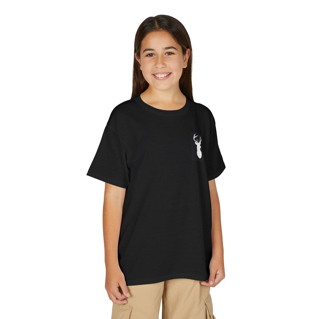 Youth T-Shirt — Patriotic Deer Buck Graphic Tee