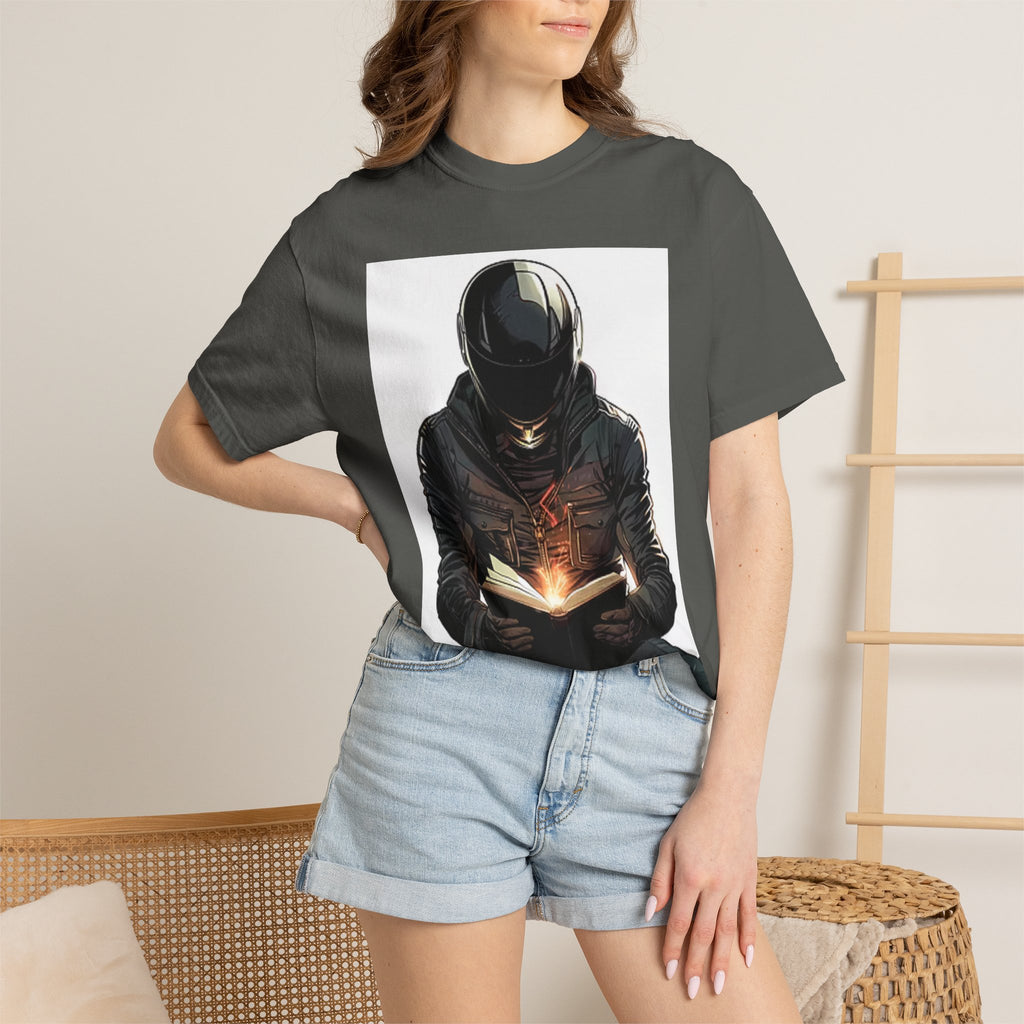 Astronaut Reading T-Shirt — Cosmic Book Lover Tee