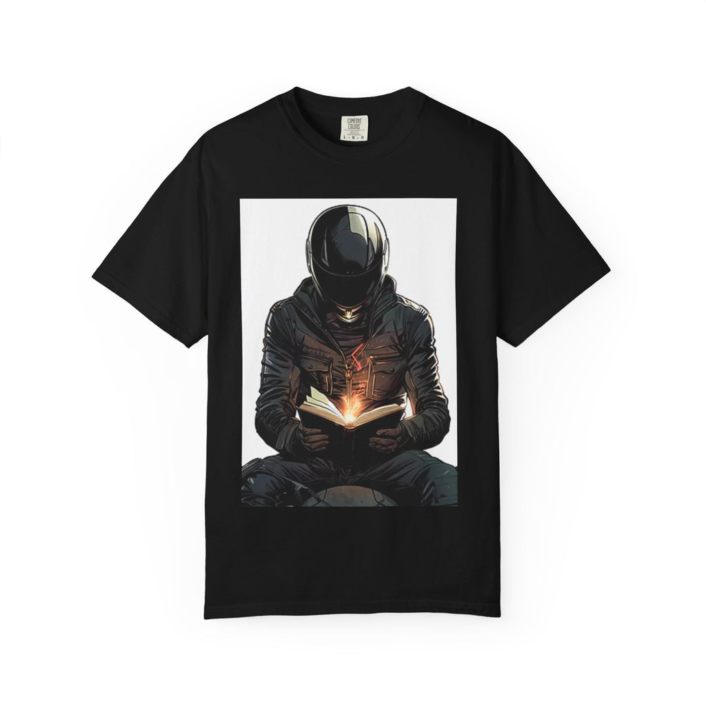 Astronaut Reading T-Shirt — Cosmic Book Lover Tee