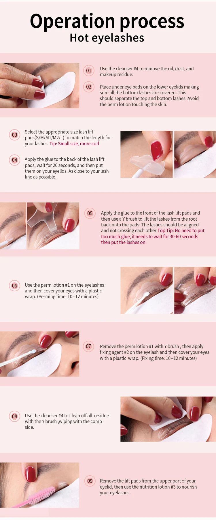 ICONSIGN 3-5 Minutes Quick Lash Perm Lash Lift Eyelash Perming Set New Version Lash Lift Kit Cilia Beauty Makeup Tools