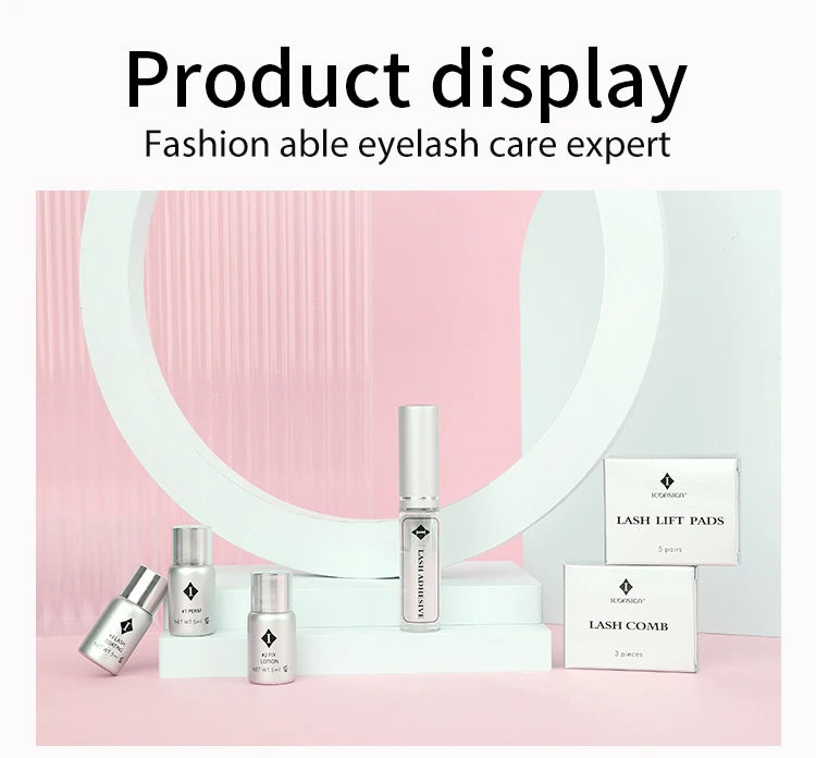 ICONSIGN 3-5 Minutes Quick Lash Perm Lash Lift Eyelash Perming Set New Version Lash Lift Kit Cilia Beauty Makeup Tools
