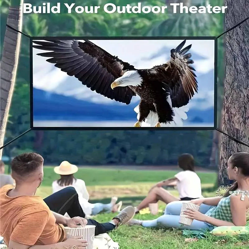 Portable Projector Screen 4K 72-150Inch Projectors Screen For Mobile Phone Outdoor Indoor Movies Screens